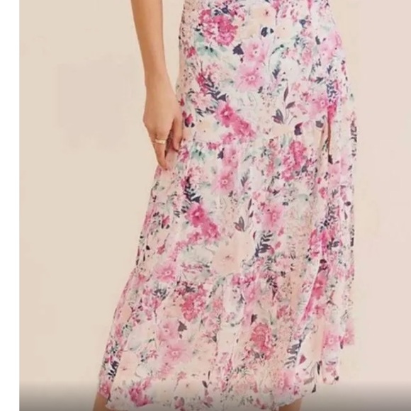 Free People En Saison Floral Midi Skirt - Women | Color: Pink | Size: XS - Picture 4 of 4